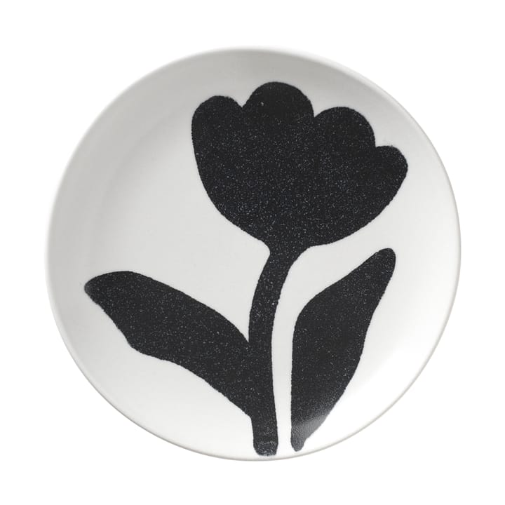 Flora 盘子 Ø15 cm - 黑色-米白色 - Broste Copenhagen