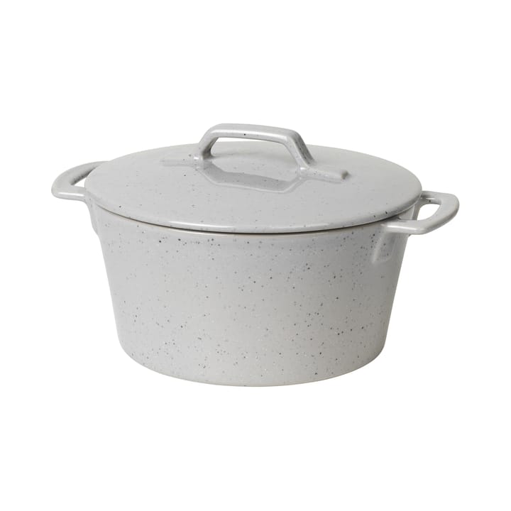 Hasle casserole dish 19x23.5 cm - light 灰色 花岗岩 - Broste Copenhagen