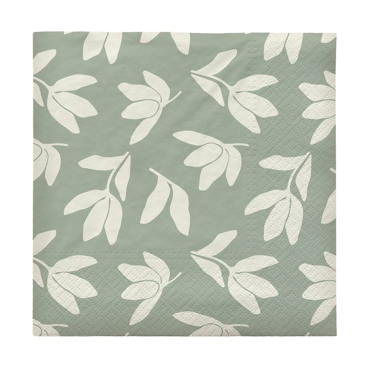 Herbert paper napkins 33x33 cm 20件装 - Desert sage-米白色 - Broste Copenhagen