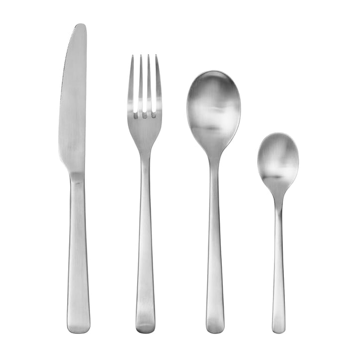 Hune 餐具 cutlery 16 pcs - Brushed satin - Broste Copenhagen