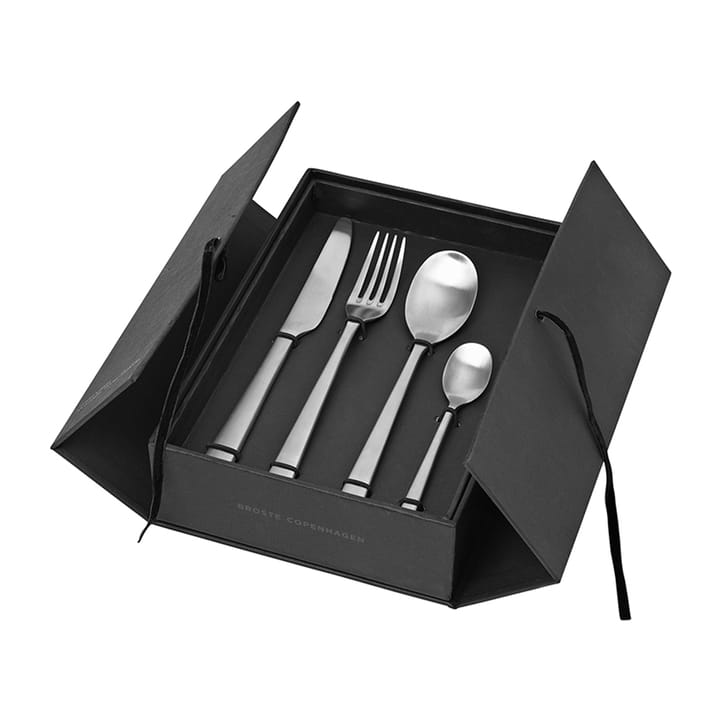 Hune 餐具 cutlery 16 pcs - Brushed satin - Broste Copenhagen