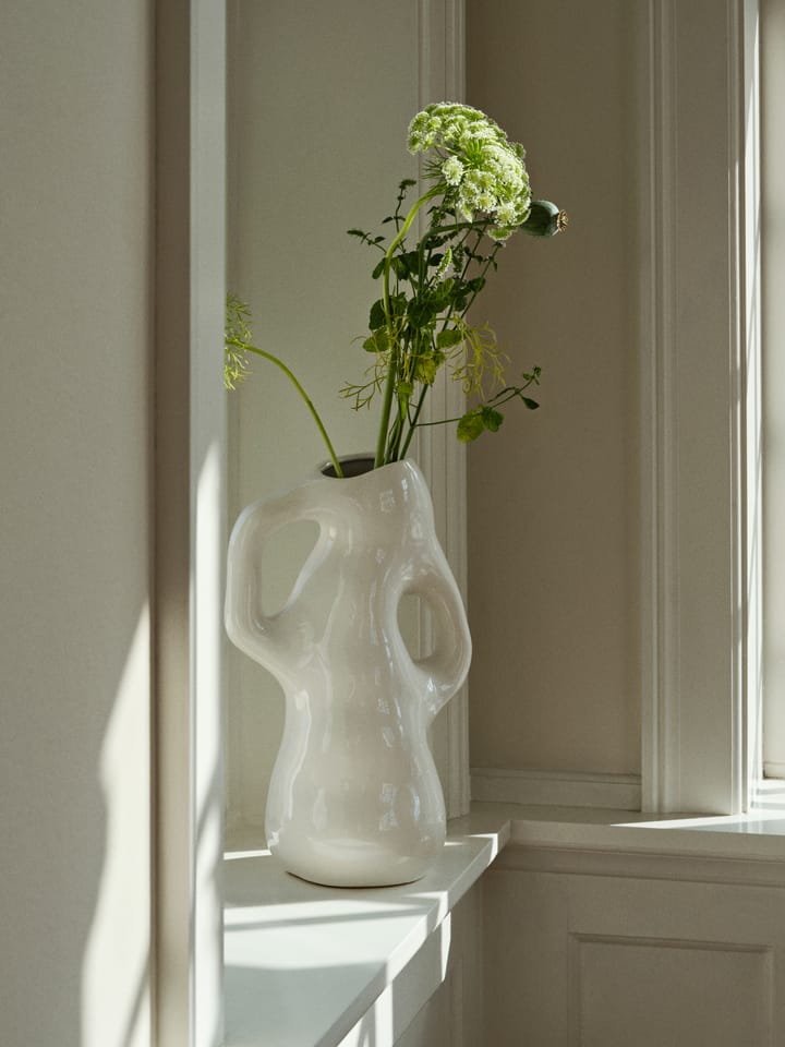 Isolde 花瓶 35 cm - 白色 - Broste Copenhagen