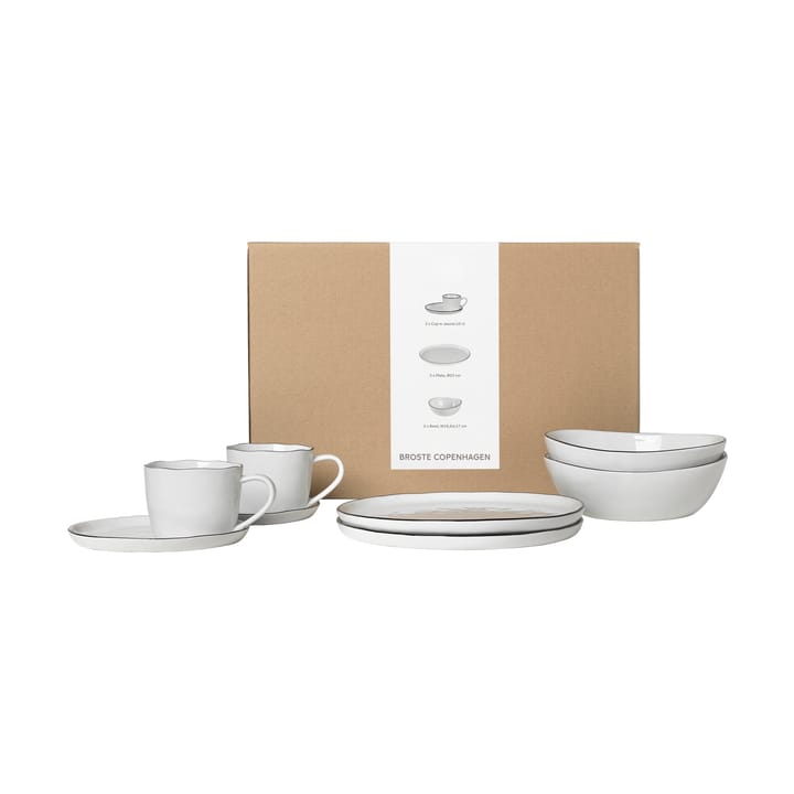 Nordic Salt breakfast 套装 for two - 6 pieces - Broste Copenhagen