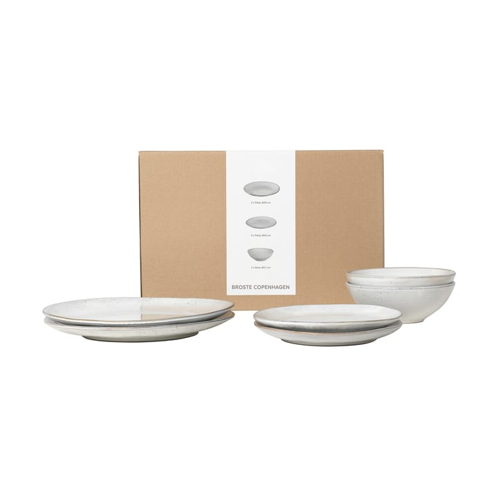 Nordic Sand dinner 套装 for two - 6 pieces - Broste Copenhagen