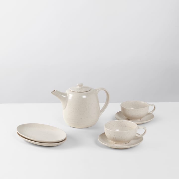 Nordic Vanilla tea service for two - 5 pieces - Broste Copenhagen