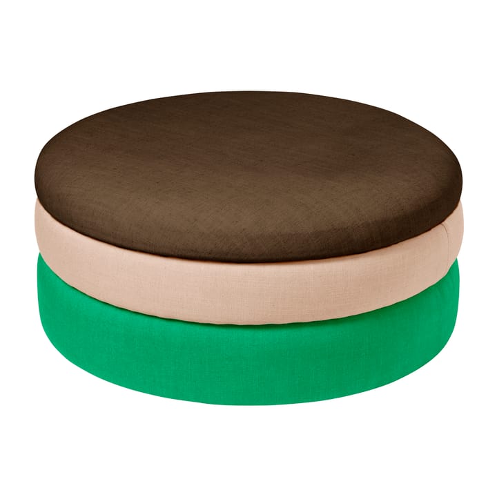 Pond pouffe 30 cm - Emerald 绿色-玫瑰色-coffee - Broste Copenhagen