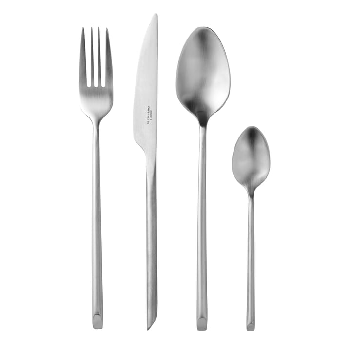 Sletten 餐具 cutlery set 16 pcs - matt 不锈钢 - Broste Copenhagen