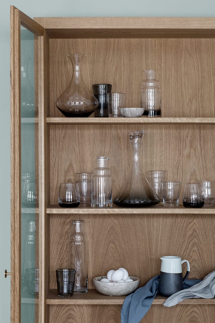 Smoke 水瓶/玻璃水瓶 1.65 liter - 透明-灰色 - Broste Copenhagen