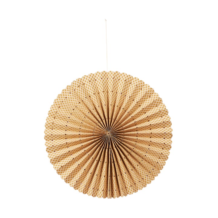 Stella rosette advent star M Ø43 cm - Harvest 金色-原色/自然色 - Broste Copenhagen