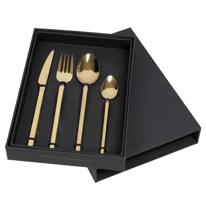 Tvis 餐具 cutlery 4 pieces - Titanium 玫瑰色 gold - Broste Copenhagen