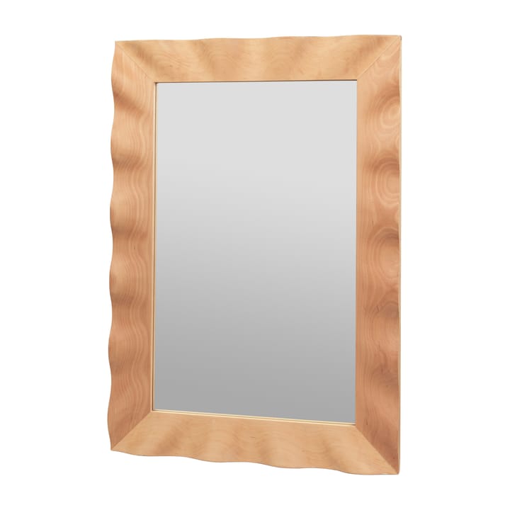 Wavy mirror 70x100 cm - Natural 棕色 - Broste Copenhagen