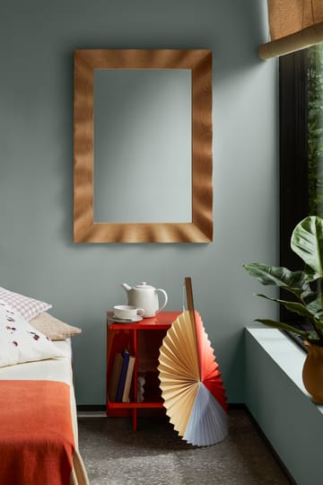 Wavy mirror 70x100 cm - Natural 棕色 - Broste Copenhagen