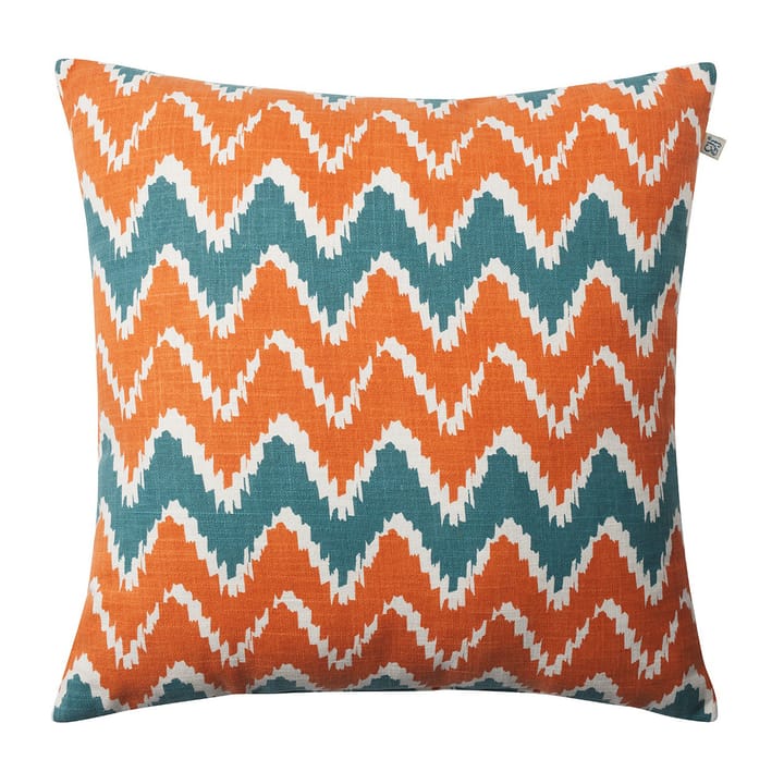 Ikat Bangalore outside 靠枕|靠垫 50x50 cm - Apricot orange-heaven blue - Chhatwal & Jonsson