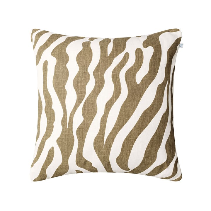 Zebra outdoor cushion, 50x50 - Shitake/off 白色 - Chhatwal & Jonsson