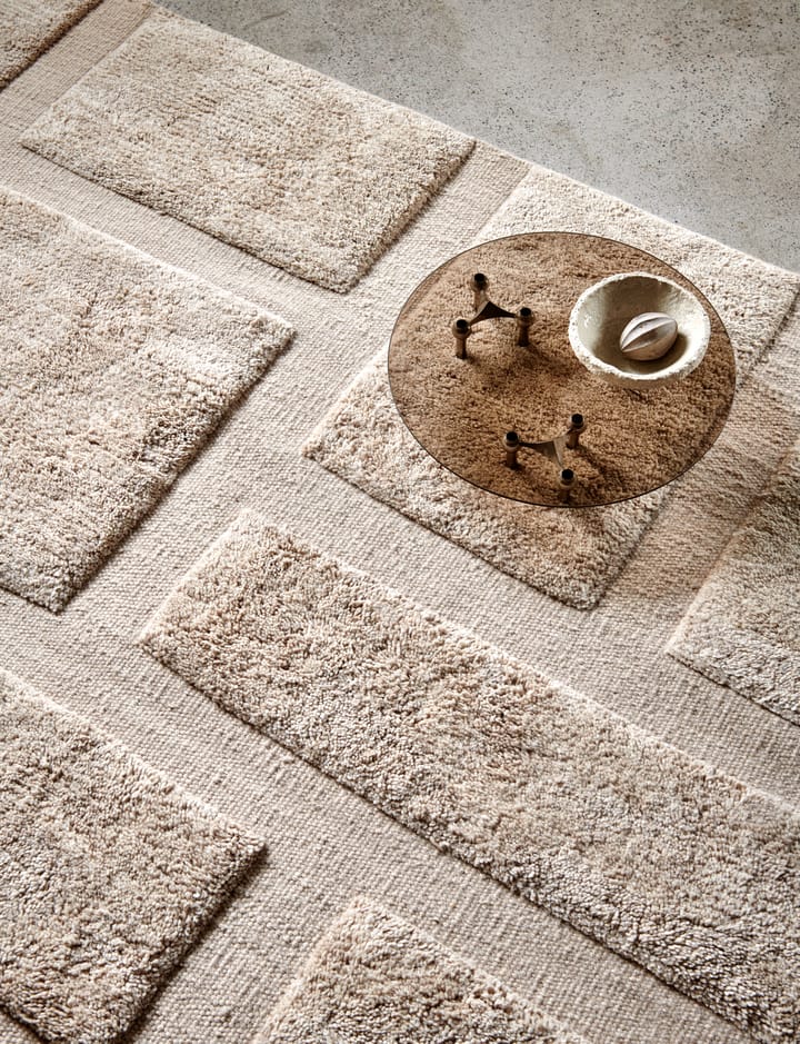 Bricks 羊毛地毯 170x230 cm - 米色 - Classic Collection