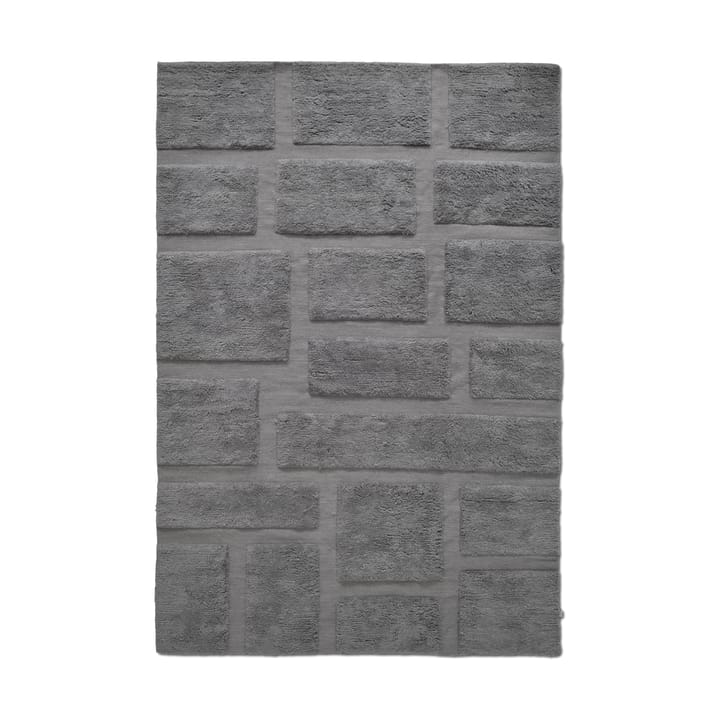 Bricks 羊毛地毯 170x230 cm - 灰色 - Classic Collection