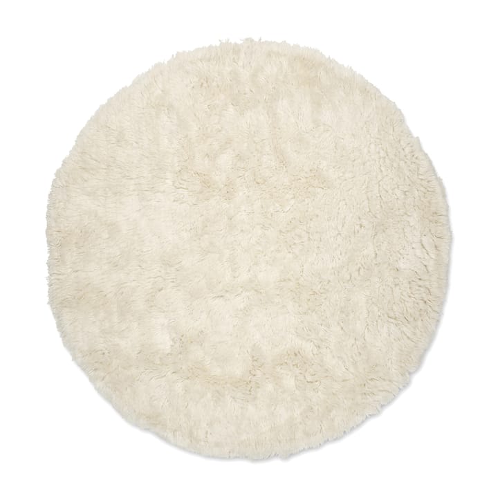 Cloudy 羊毛地毯 Ø160 cm - Natural 白色 - Classic Collection