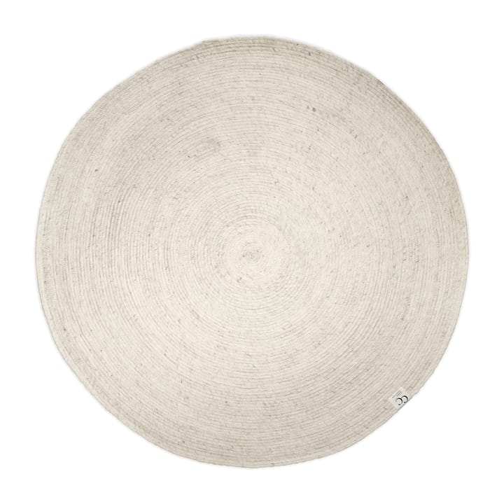 Merino 羊毛地毯 round Ø200 cm - 白色 - Classic Collection