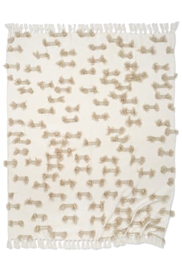 Rope 棉毯子130x170 cm - 白色 - Classic Collection