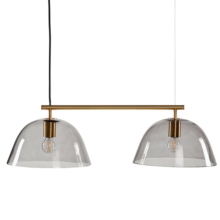 Wendo 70 ceiling 灯 smoke-coloured glass - Brass finish - CO Bankeryd