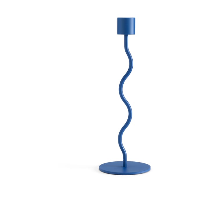 Curved 烛台 23 cm - Cobalt Blue - Cooee Design