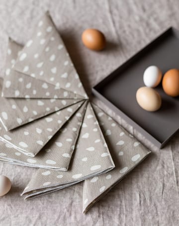 Dots napkins 33x33 cm 20-pack - 沙色 - Cooee Design