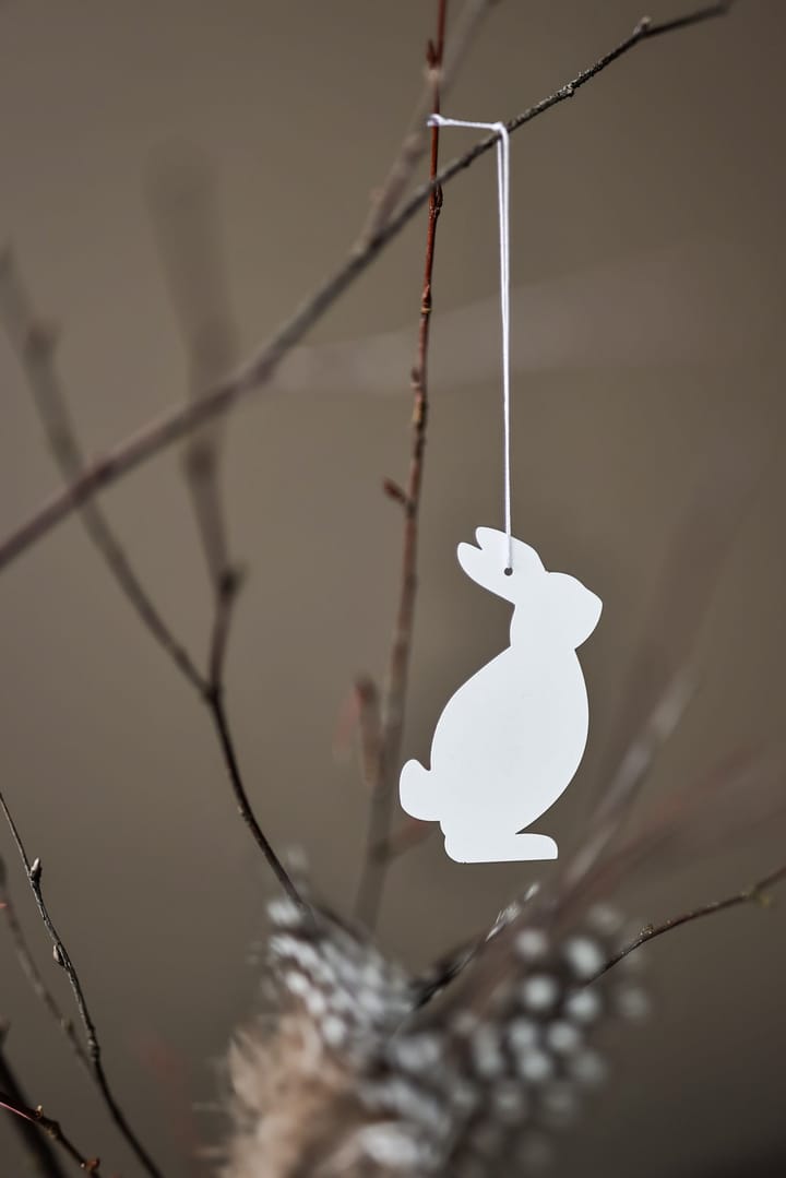 Easter Deco hare 复活节装饰 四件套装, 白色 Cooee Design