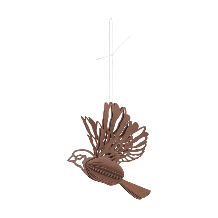 Paper bird 装饰 hanging - 咖啡色 - Cooee Design
