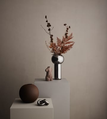 Pillar 花瓶 24 cm - Dark 银色 - Cooee Design
