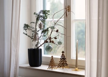 Pinetree decorative tree 20 cm - Messing - Cooee Design