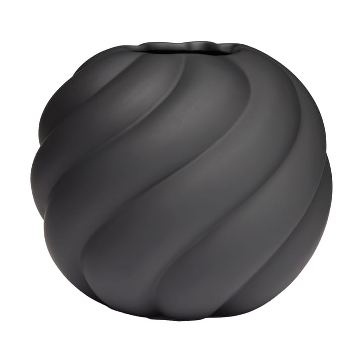 Twist ball 花瓶 20 cm - 黑色 - Cooee Design