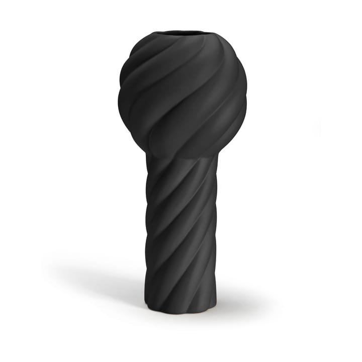 Twist pillar 花瓶 34 cm - 黑色 - Cooee Design
