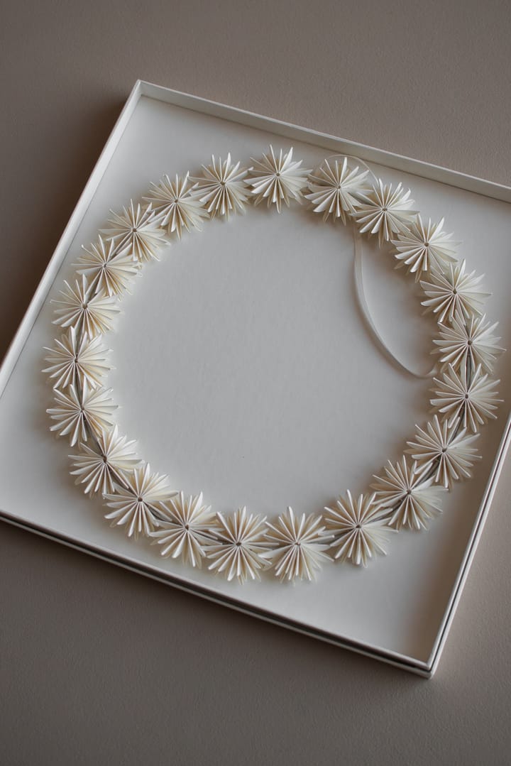 Paper flake wreath 圣诞装饰 - 白色 - DBKD