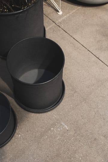 Plant pot 花盆 大 两件套装 - Black - DBKD