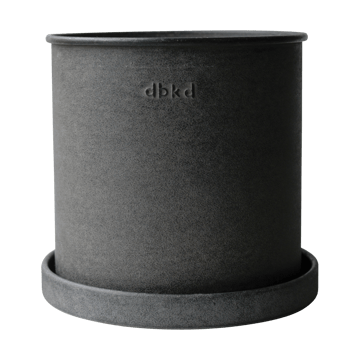 Plant pot 小 两件套装 - �黑色 - DBKD