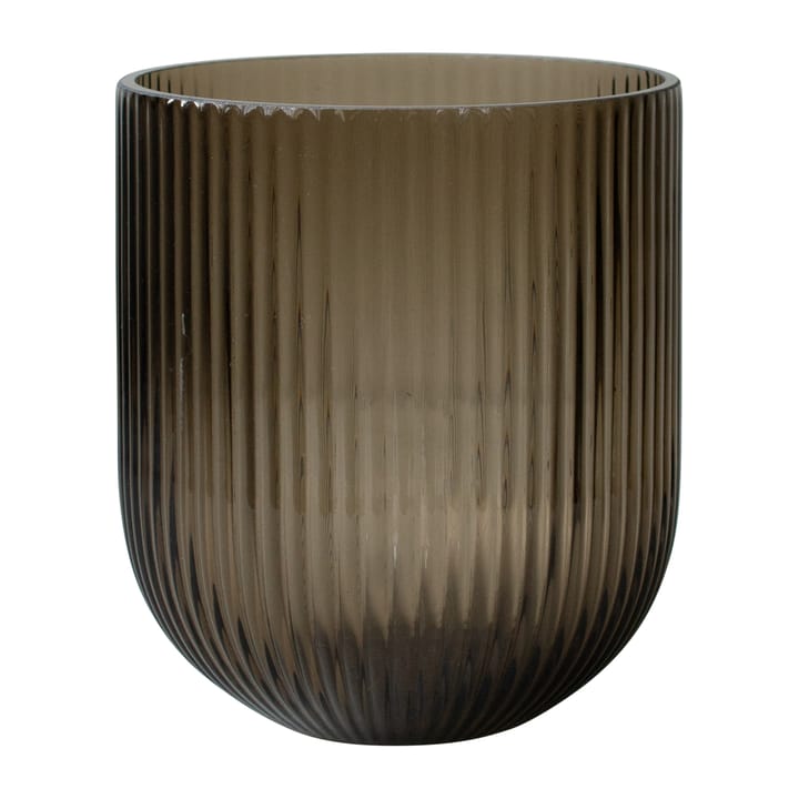 Simple Stripe 玻璃 花瓶  brown - Medium - DBKD