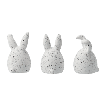 Triplets easter rabbit 三件套装 - 白色 dot - DBKD