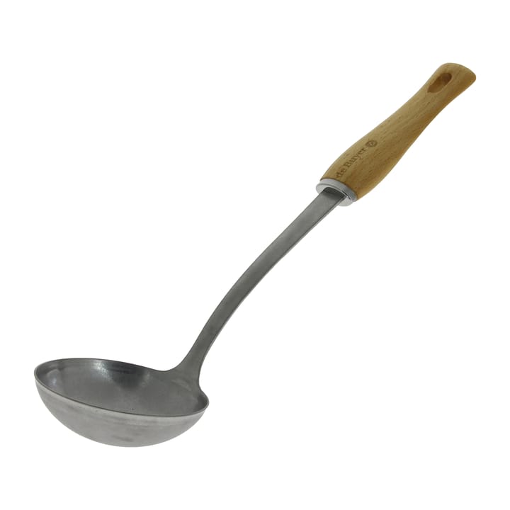 De Buyer B Bois soup ladle with wooden handle - 不锈钢 - De Buyer