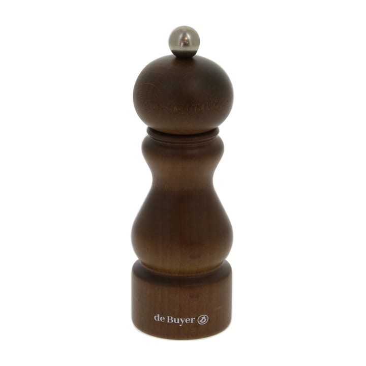 Rumba salt and pepper mill ceramic 14 cm - Dark 棕色 - De Buyer