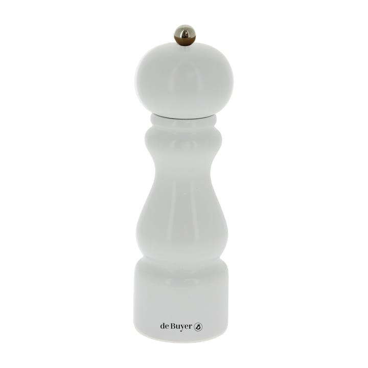 Rumba salt and pepper mill ceramic 20 cm - 白色-glossy - De Buyer