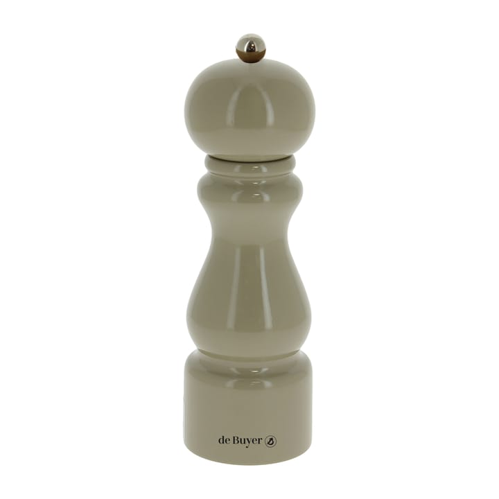 Rumba salt and pepper mill ceramic 20 cm - Greige-glossy - De Buyer