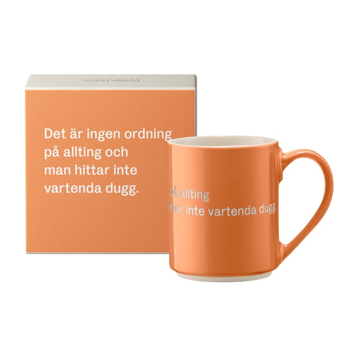 Astrid Lindgren 马克杯, Det är ingen ordning… - Swedish text - Design House Stockholm