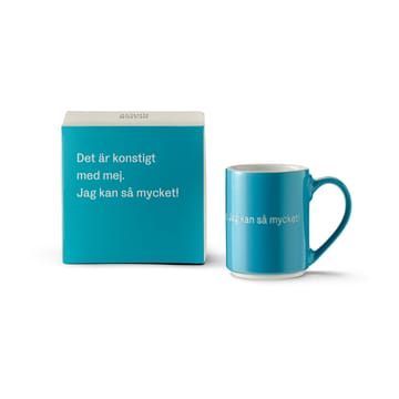 Astrid Lindgren 马克杯 'Det är konstigt med mig…' - Swedish text - Design House Stockholm