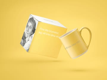 Astrid Lindgren 马克杯. fina lilla krumelur - Swedish text - Design House Stockholm