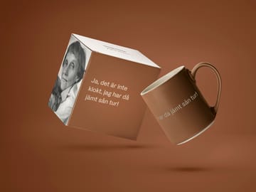 Astrid Lindgren 马克杯, ja, det är inte klokt… - Swedish text - Design House Stockholm