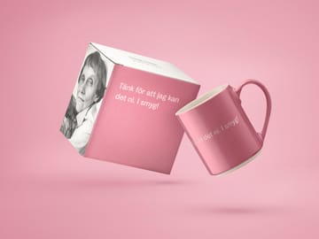 Astrid Lindgren 马克杯, Tänk for att jag kan… - Swedish text - Design House Stockholm