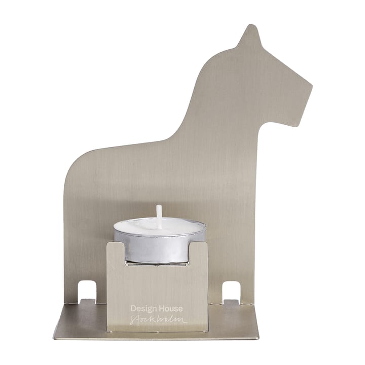 Pop-up 烛台/茶灯台 dala horse - 不锈钢 - Design House Stockholm