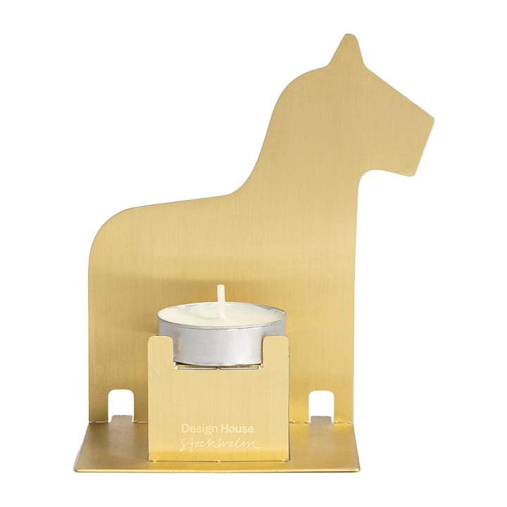 Pop-up 烛台/茶灯台 dala horse - 黄铜 - Design House Stockholm