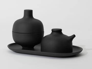 Sand soy sauce bottle 12 cl - 黑色 clay - Design House Stockholm