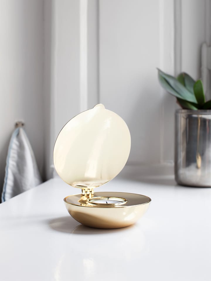 Shell votive - brass - Design House Stockholm